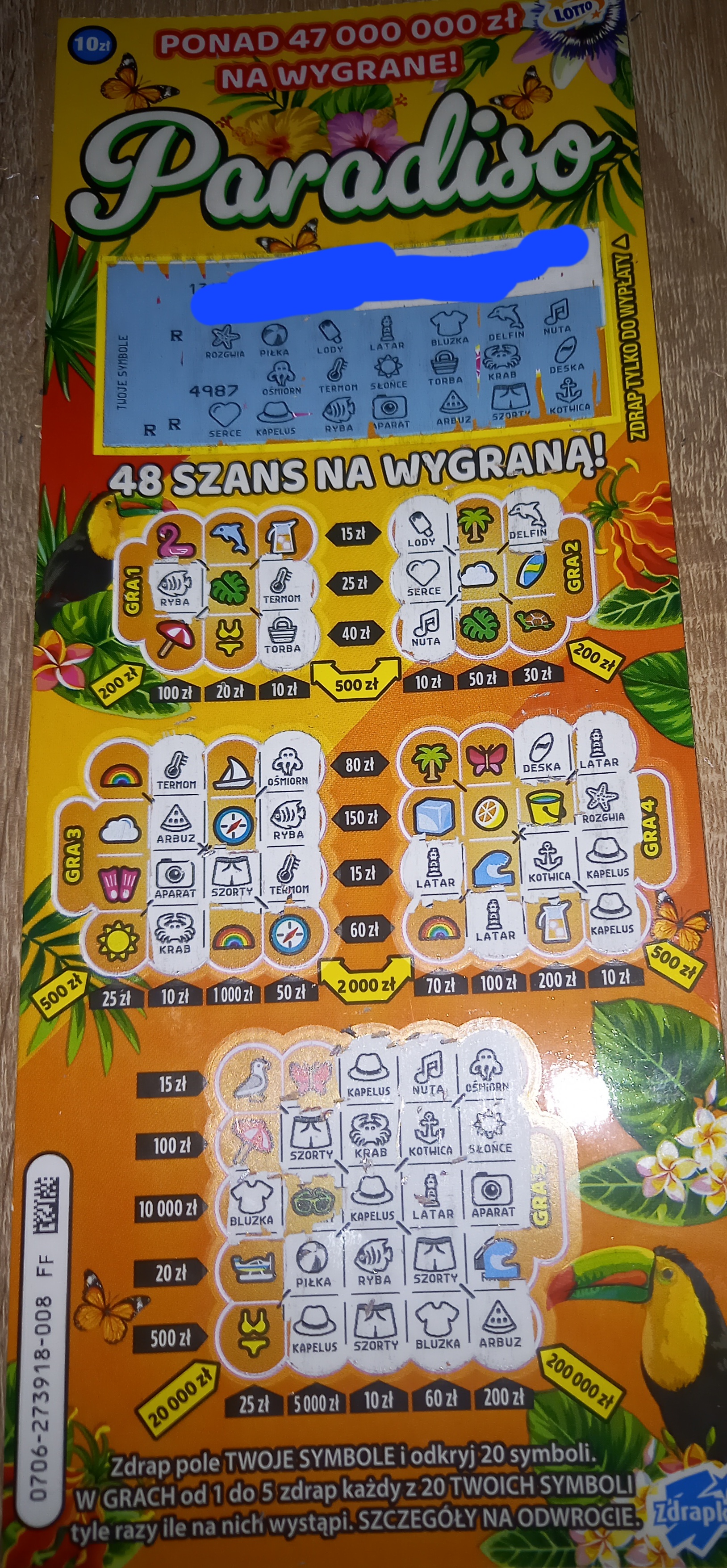 Już jest to moja ulubiona zdrapka !!!