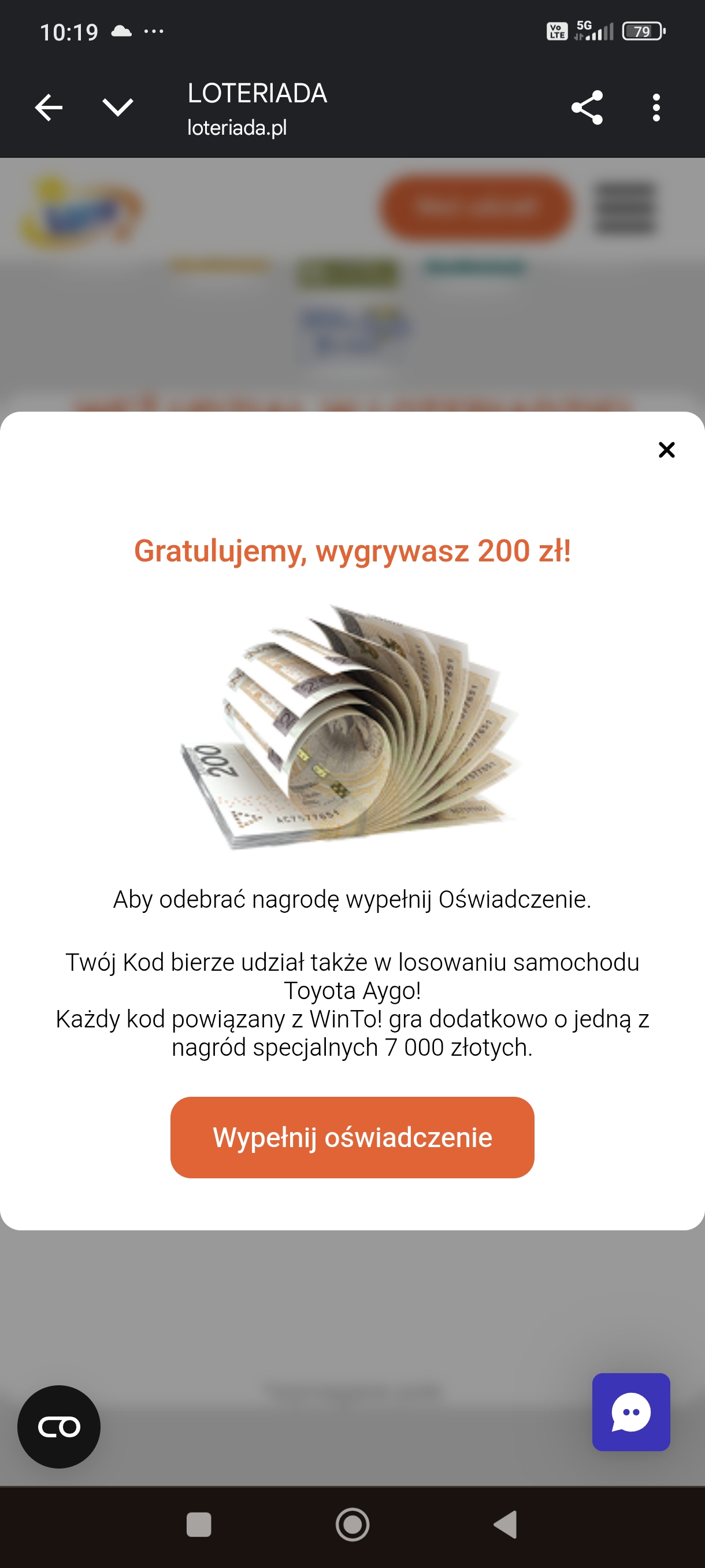 Aż założyłem konto żeby się pochwalić i napisać że da się wygrać te 200zl a rejestruje 1 kod dziennie czyli jakieś 20 do tej pory i 200 wygrałem